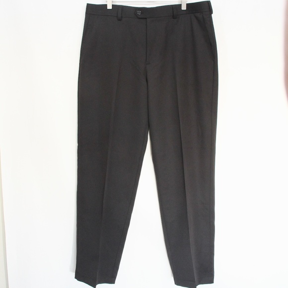 Izod Other - Izod Men Golf Pants 36 x 32 Flat Front Black Slacks